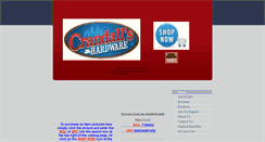Desktop Screenshot of crandallshardware.com